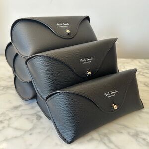 Paul Smith Black Eyewear Replacement Case Mini Bundle Set of 2 Luxury Sunglasses